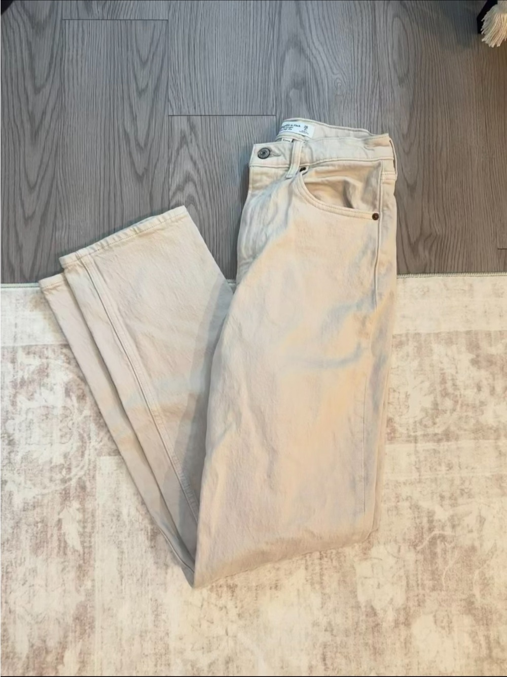 Abercrombie & Fitch Curve Love 90s Straight Ultra High Rise Jeans